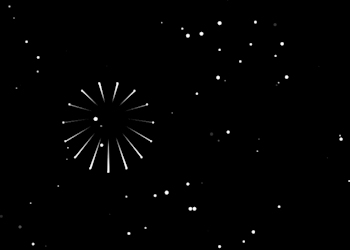 Fireworks with stars