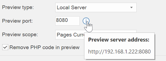 Local Server IP Local Server IP