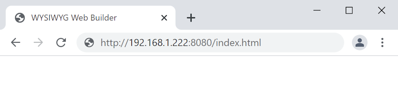 Local Server Browser Browser