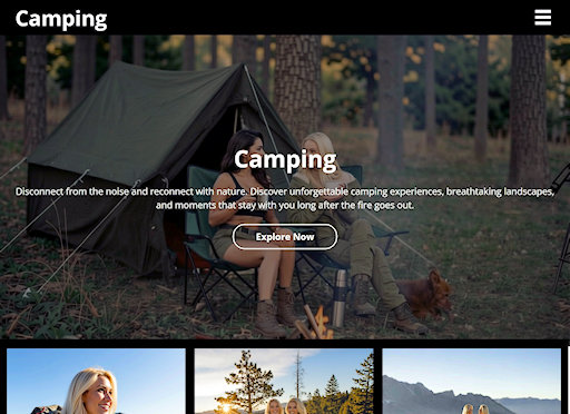 Camping Template