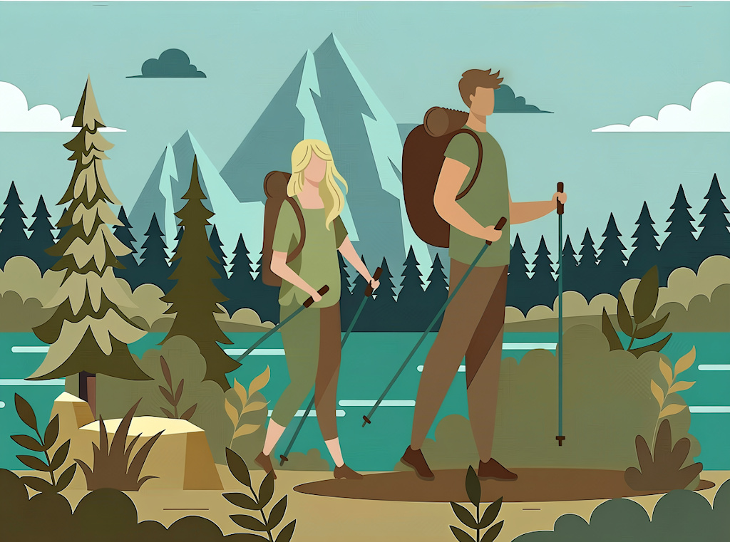 Orange van illustration